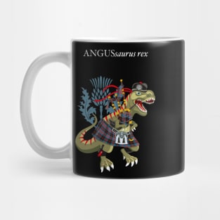 Clanosaurus Rex ANGUSsaurus rex Plaid ANGUS Family Tartan Mug